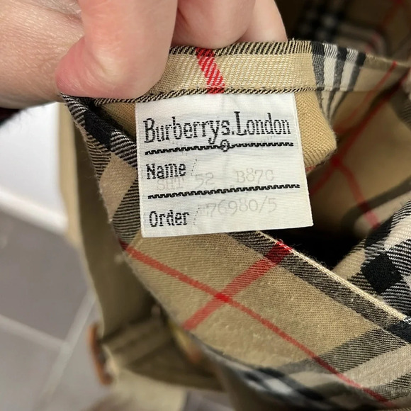 Burberry London Harrods Men’s Double Breasted Khaki Trench Coat - Picture 10 of 13